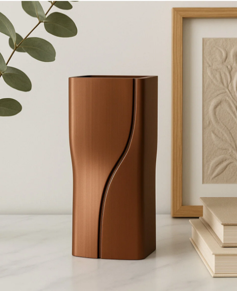 2026-01-03_22-48 Eos Bakır Renk Modern Dekoratif Vazo - Şık ve Minimalist Tasarım